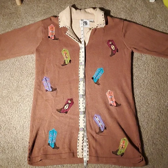 Like new! Vintage Storybook Knits great boots tunic sweater - Picture 11 of 13
